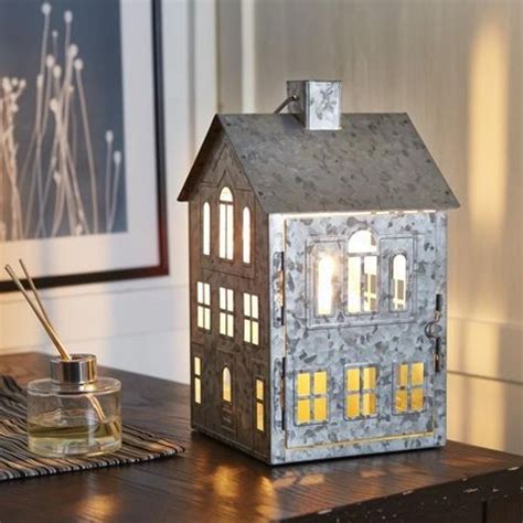 Metal House Lantern 